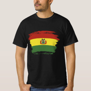 Camiseta bandeira da Bolívia