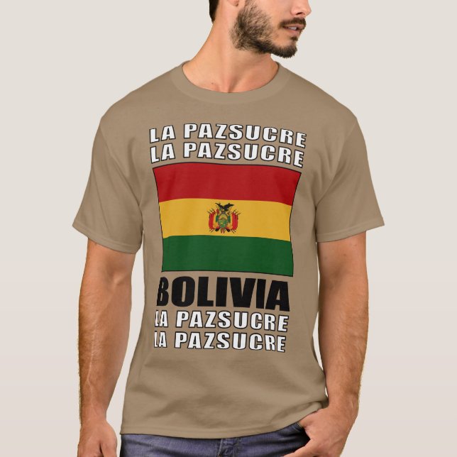 Camiseta Bandeira da Bolívia (Frente)