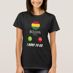 Camiseta Bandeira da Bolívia Lembrança Bolívia Está Chamand