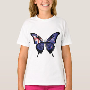 Camiseta Bandeira da Borboleta Swallowtail, Nova Zelândia