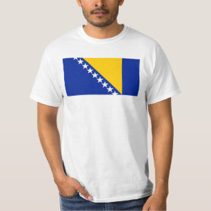 Camiseta Bandeira da Bósnia e Herzegovina