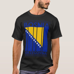 Camiseta Bandeira da Bósnia e Herzegovina