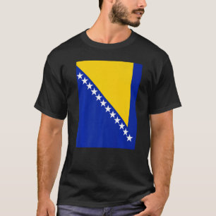 Camiseta Bandeira da Bósnia-Herzegovina Heritage Trav