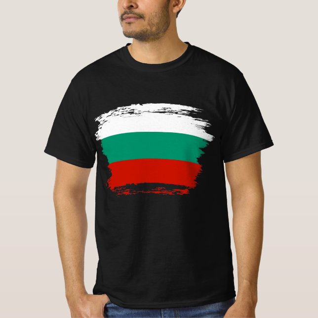 Camiseta bandeira da Bulgária (Frente)