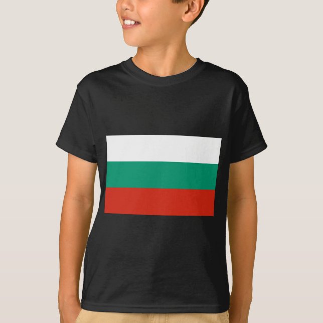 Camiseta Bandeira da Bulgária (Frente)