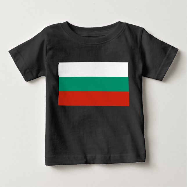 Camiseta Bandeira da Bulgária (Frente)