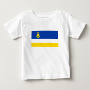 Camiseta Bandeira da Buryatia Patriótica