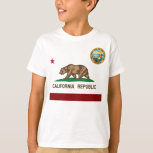 Camiseta bandeira da Califórnia
