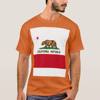 Camiseta Bandeira da Califórnia