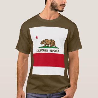 Camiseta Bandeira da Califórnia
