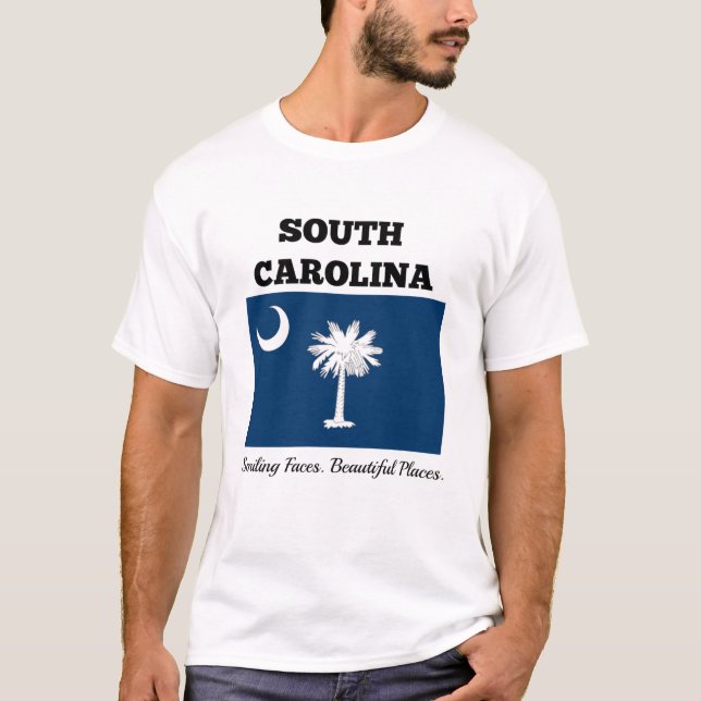 Camiseta Bandeira da Carolina do Sul (Frente)