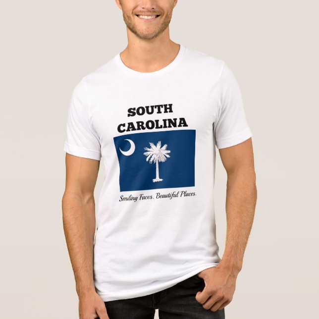 Camiseta Bandeira da Carolina do Sul (Frente)