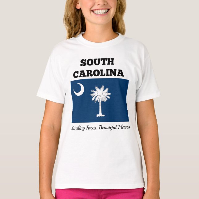 Camiseta Bandeira da Carolina do Sul (Frente)