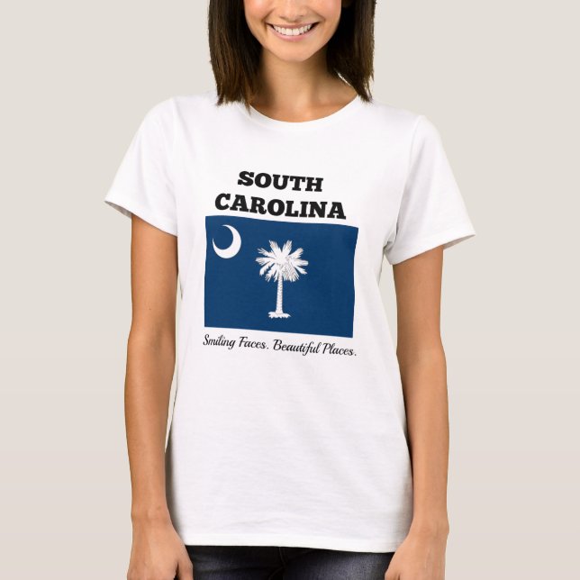 Camiseta Bandeira da Carolina do Sul (Frente)