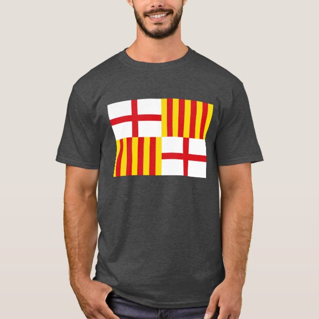 Camiseta Bandeira da Catalunha (Frente)