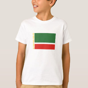 Camiseta Bandeira da Chechênia