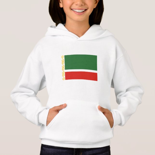Camiseta Bandeira da Chechênia (Frente)