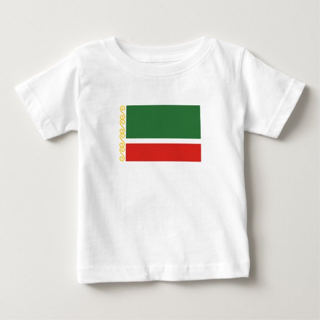 Camiseta Bandeira da Chechênia (Frente)
