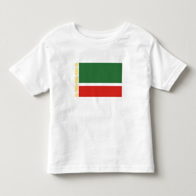 Camiseta Bandeira da Chechênia (Frente)