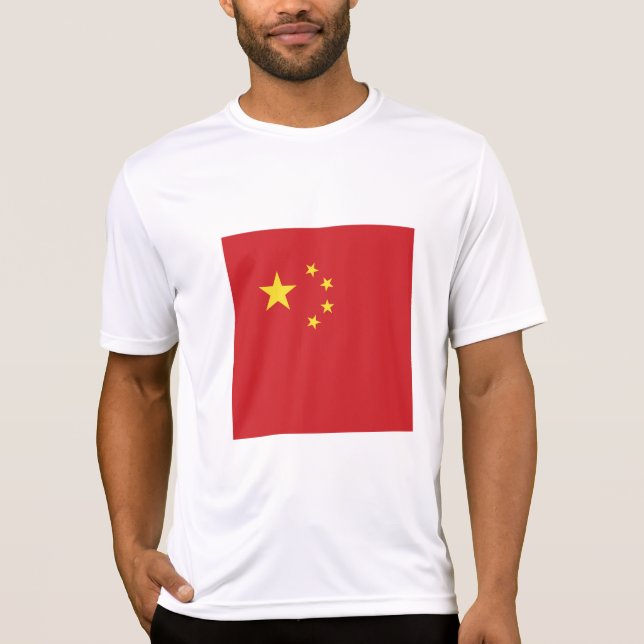 Camiseta Bandeira da China (Frente)