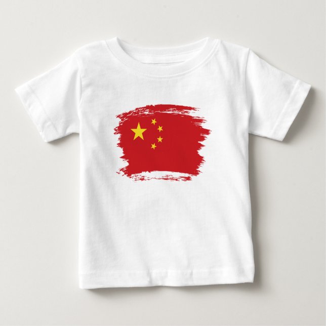 Camiseta Bandeira da China (Frente)