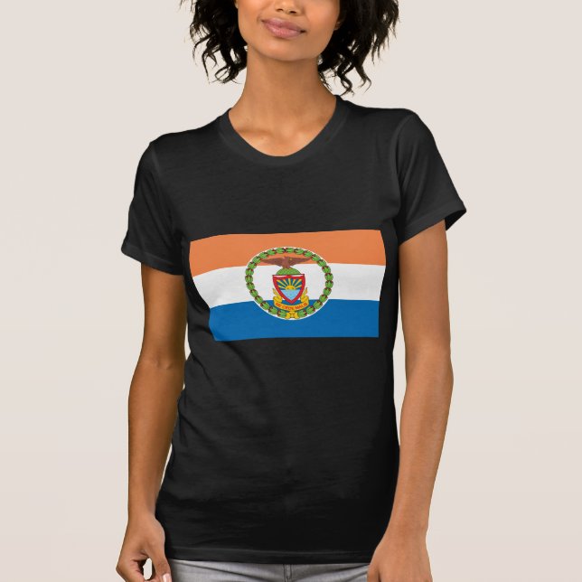 Camiseta Bandeira da cidade de Bronx (Frente)