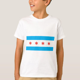 Camiseta Bandeira da cidade de Chicago