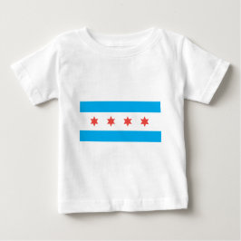Camiseta Bandeira da cidade de Chicago