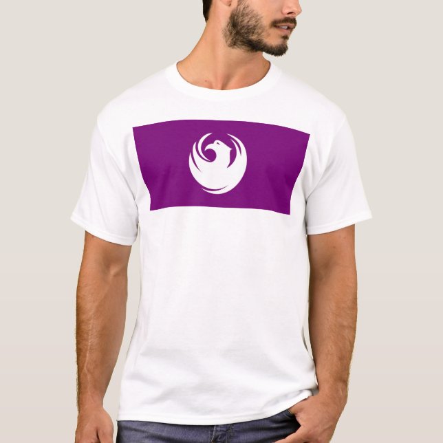 Camiseta bandeira da cidade de Phoenix (Frente)