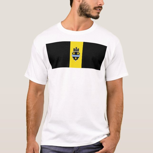 Camiseta Bandeira da cidade de Pittsburgh (Frente)