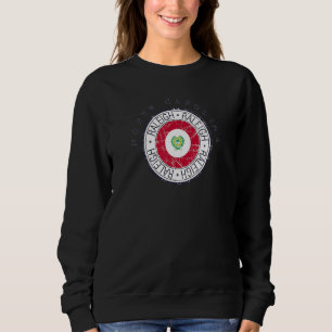Camiseta Bandeira da Cidade de Raleigh Selo do Estado da Ca