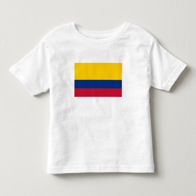 Camiseta Bandeira da Colômbia (Frente)