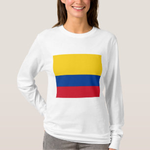 Camiseta Bandeira da Colômbia