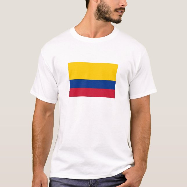 Camiseta Bandeira da Colômbia (Frente)