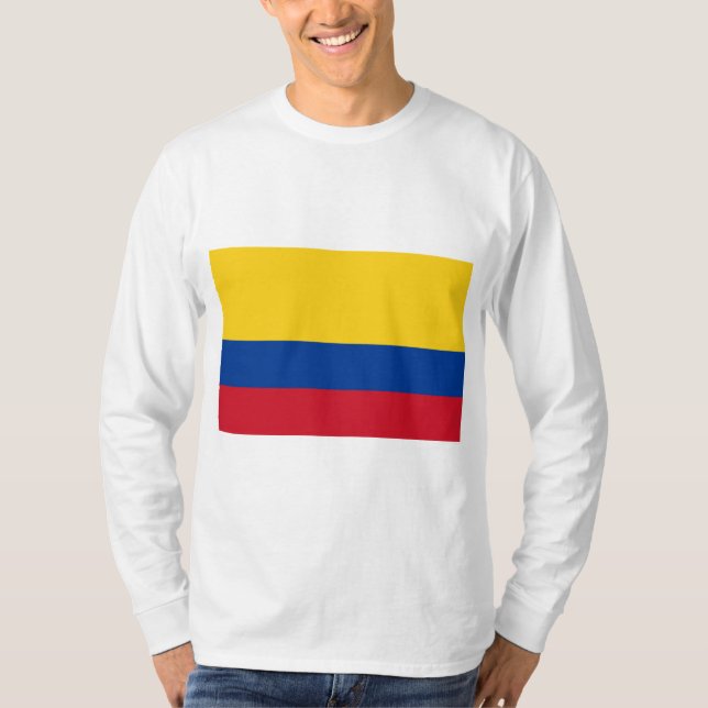 Camiseta Bandeira da Colômbia (Frente)