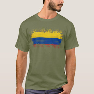 Camiseta bandeira da Colômbia