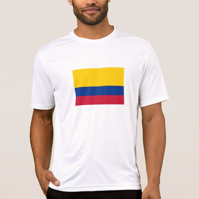 Camiseta Bandeira da Colômbia (Frente)
