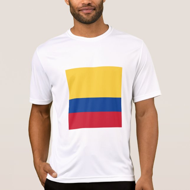 Camiseta bandeira da Colômbia (Frente)