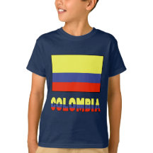 Bandeira da Colômbia & Borda com Nome