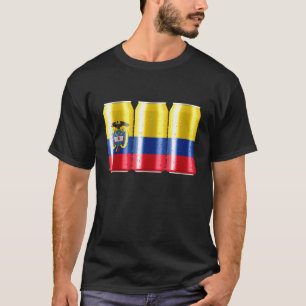 Camiseta Bandeira Da Colômbia Em Uma Lata - Cerveja Patriót