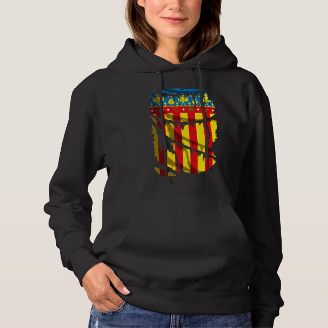Camiseta Bandeira Da Comunidade Valenciana (Frente)
