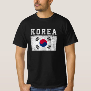 Camiseta Bandeira da Coreia