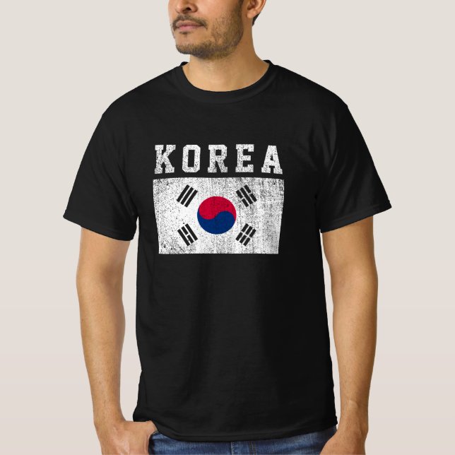 Camiseta Bandeira da Coreia (Frente)