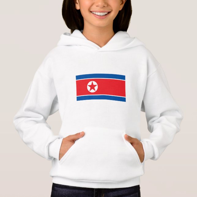Camiseta Bandeira da Coreia do Norte (Frente)