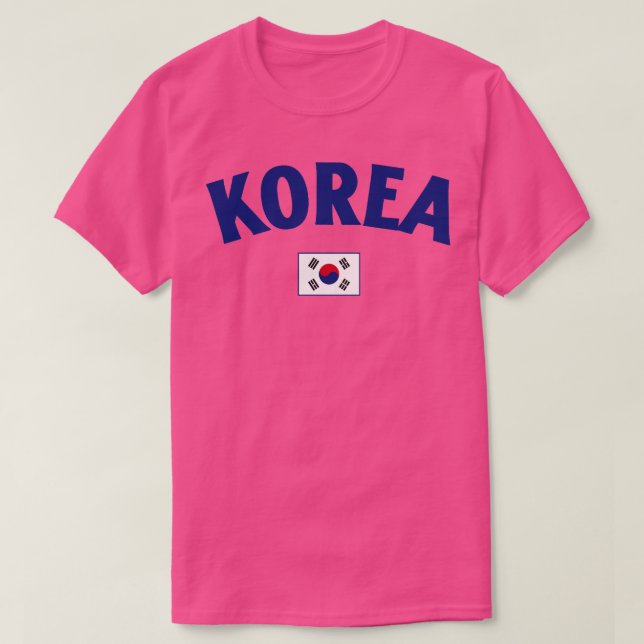 Camiseta Bandeira da Coreia do Sul (Frente do Design)