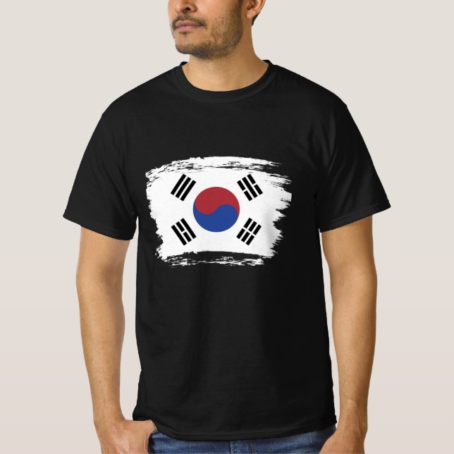 Camiseta Bandeira da Coreia do Sul (Frente)