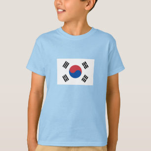 Camiseta Bandeira da Coreia do Sul