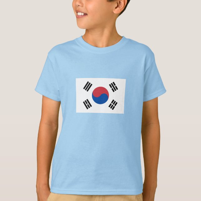 Camiseta Bandeira da Coreia do Sul (Frente)