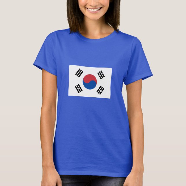 Camiseta Bandeira da Coreia do Sul (Frente)