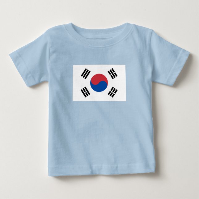 Camiseta Bandeira da Coreia do Sul (Frente)